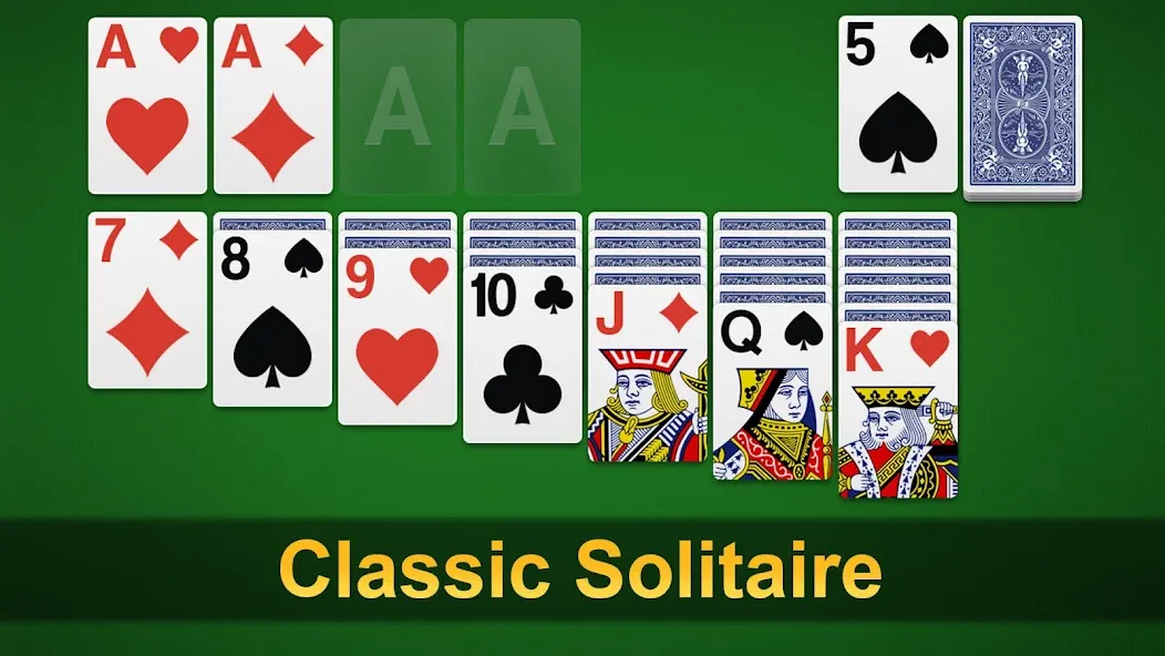 Скачать Klondike Solitaire — Patience взлом на бесконечные деньги + мод меню screen 1