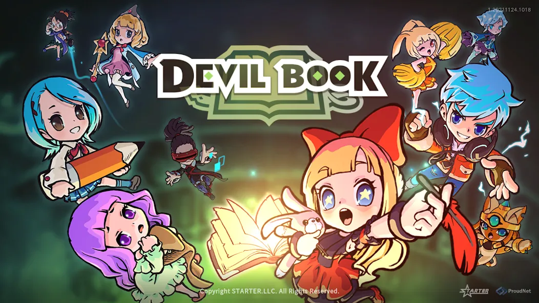 Скачать Devil Book: Hand-Drawn MMO (Дэвил Бук) взлом на бесконечные деньги + мод меню screen 1