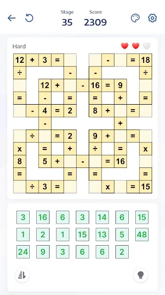 Скачать Crossmath — Math Puzzle Games (Математические головоломки игры) взлом на бесконечные деньги + мод меню screen 1