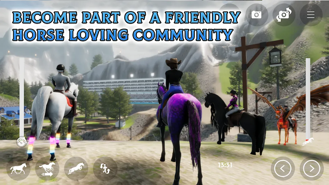 Скачать Horse Academy — Equestrian MMO (Хорс Академи) взлом на бесконечные деньги + мод меню screen 4