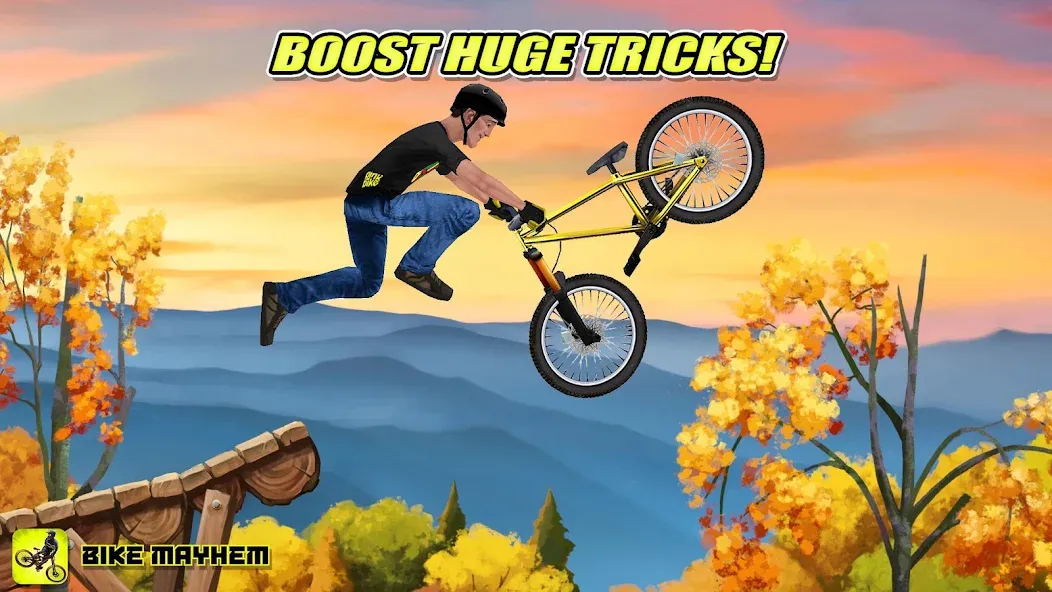 Скачать Bike Mayhem Free (Байк Мейхем Фри) взлом на бесконечные деньги + мод меню screen 2