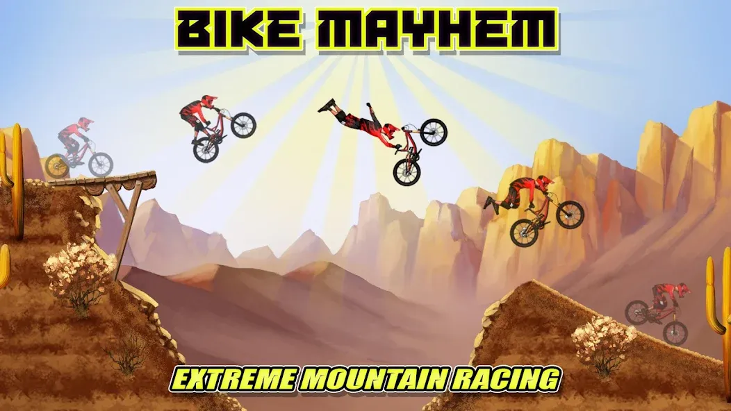 Скачать Bike Mayhem Free (Байк Мейхем Фри) взлом на бесконечные деньги + мод меню screen 5