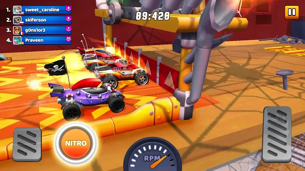 Скачать Nitro Jump — Car Racing (Нитро Джамп Рейсинг) взлом на бесконечные деньги + мод меню screen 1