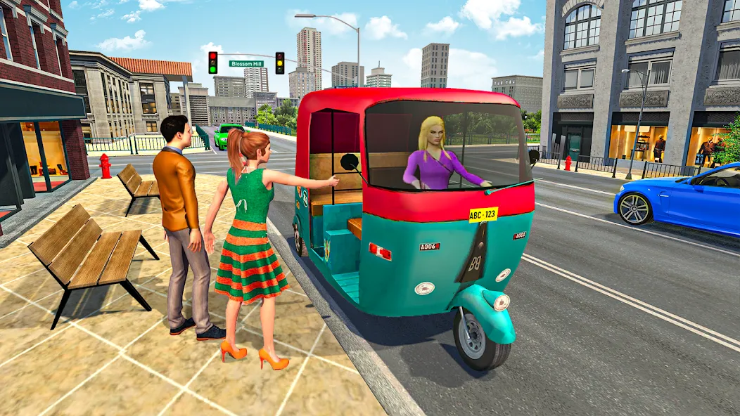 Скачать Tuk Tuk Auto Rickshaw Game 3d взлом на бесконечные деньги + мод меню screen 2