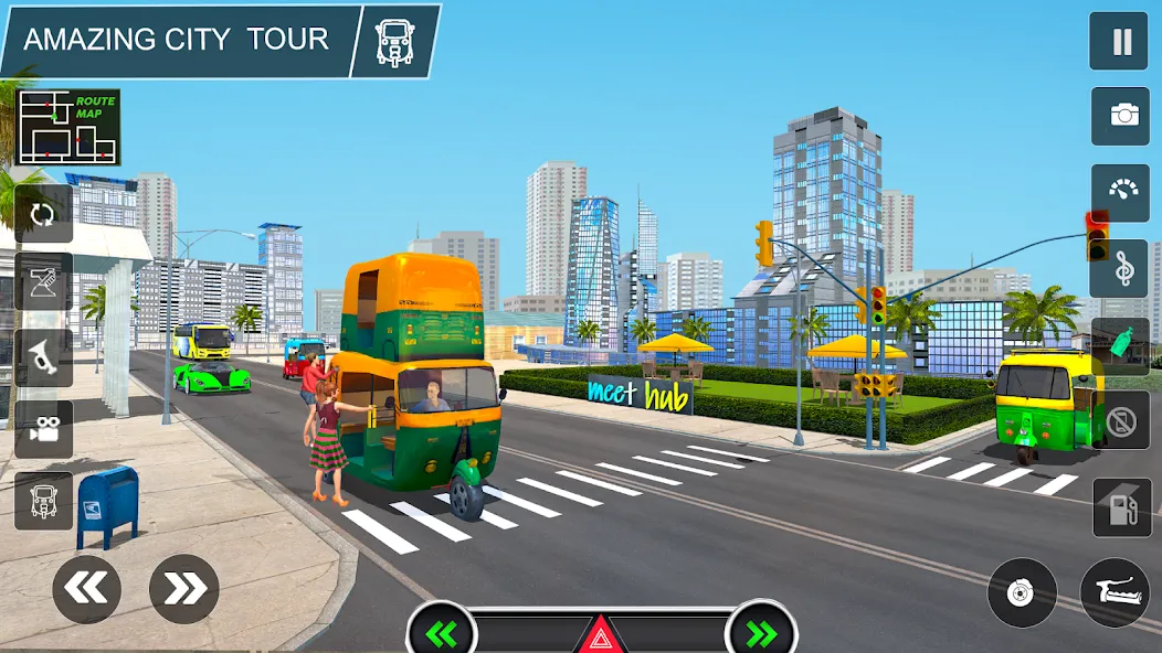 Скачать Tuk Tuk Auto Rickshaw Game 3d взлом на бесконечные деньги + мод меню screen 3