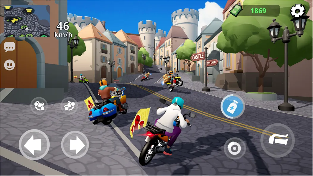 Скачать Moto City: Mad Bike Delivery (Мото Сити) взлом на бесконечные деньги + мод меню screen 1