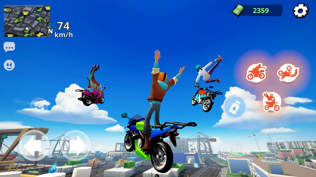 Скачать Moto City: Mad Bike Delivery (Мото Сити) взлом на бесконечные деньги + мод меню screen 5