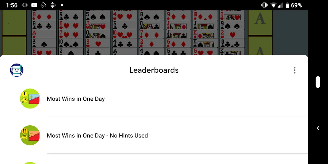 Скачать FreeCell with Leaderboards (Фрикел с таблицей лидеров) взлом на бесконечные деньги + мод меню screen 3