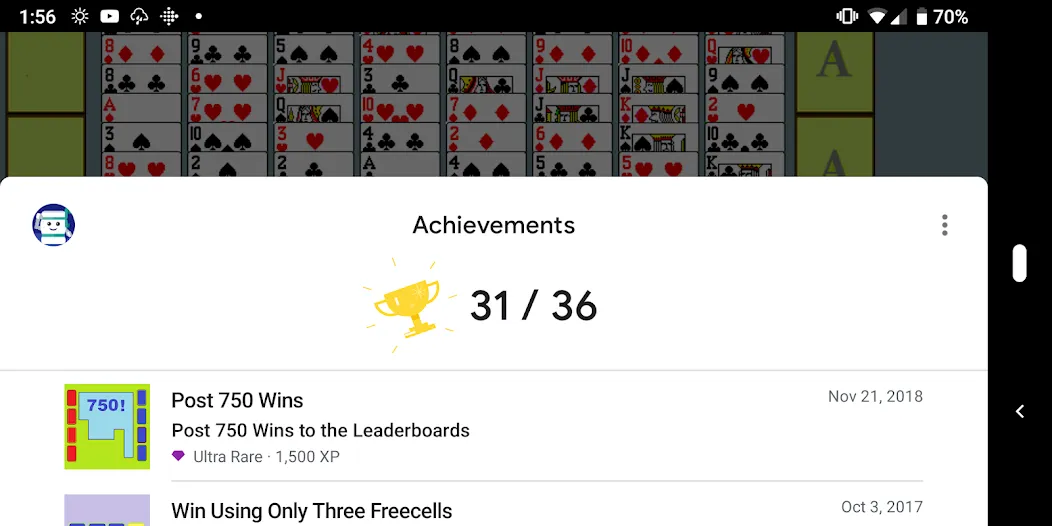 Скачать FreeCell with Leaderboards (Фрикел с таблицей лидеров) взлом на бесконечные деньги + мод меню screen 4