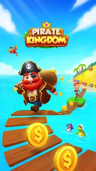 Скачать Coin Rush — Pirate GO! (Коин Раш) взлом на бесконечные деньги + мод меню screen 1