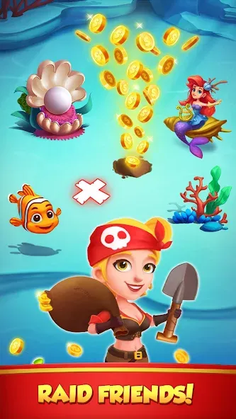 Скачать Coin Rush — Pirate GO! (Коин Раш) взлом на бесконечные деньги + мод меню screen 3