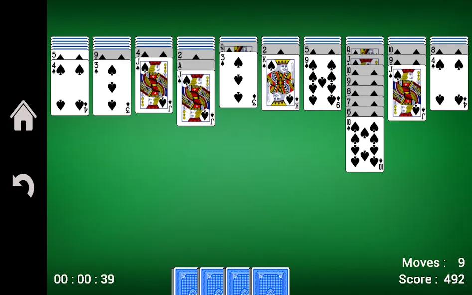 Скачать Spider Solitaire взлом на бесконечные деньги + мод меню screen 4