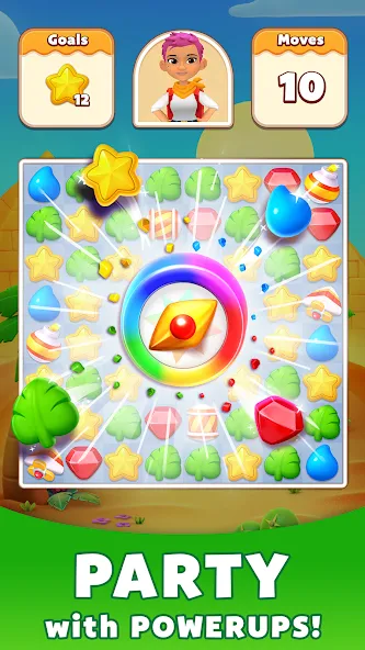 Скачать Treasure Party: Puzzle Fun! (Трежер Пати) взлом на бесконечные деньги + мод меню screen 4