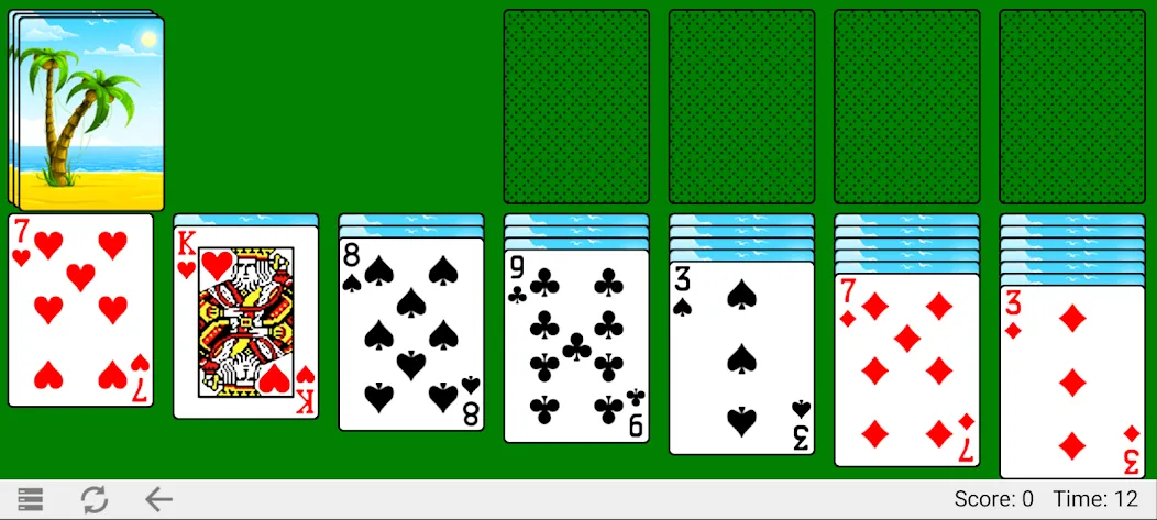 Скачать Classic Solitaire взлом на бесконечные деньги + мод меню screen 1