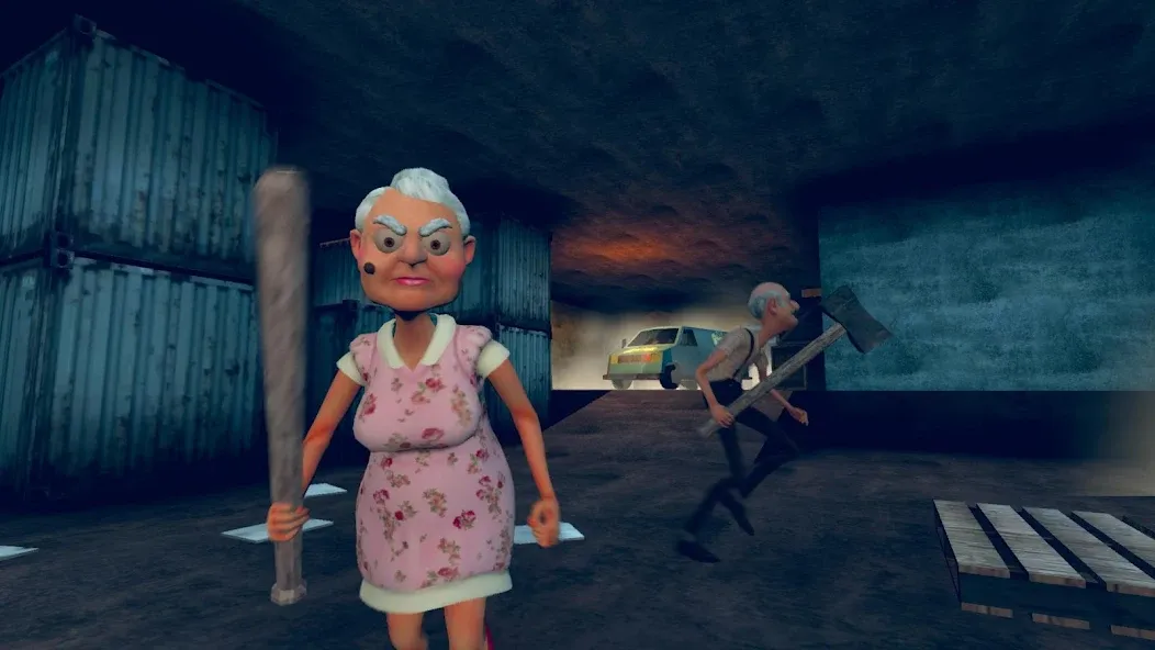 Скачать Grandpa & Granny 4 Online Game взлом на бесконечные деньги + мод меню screen 1