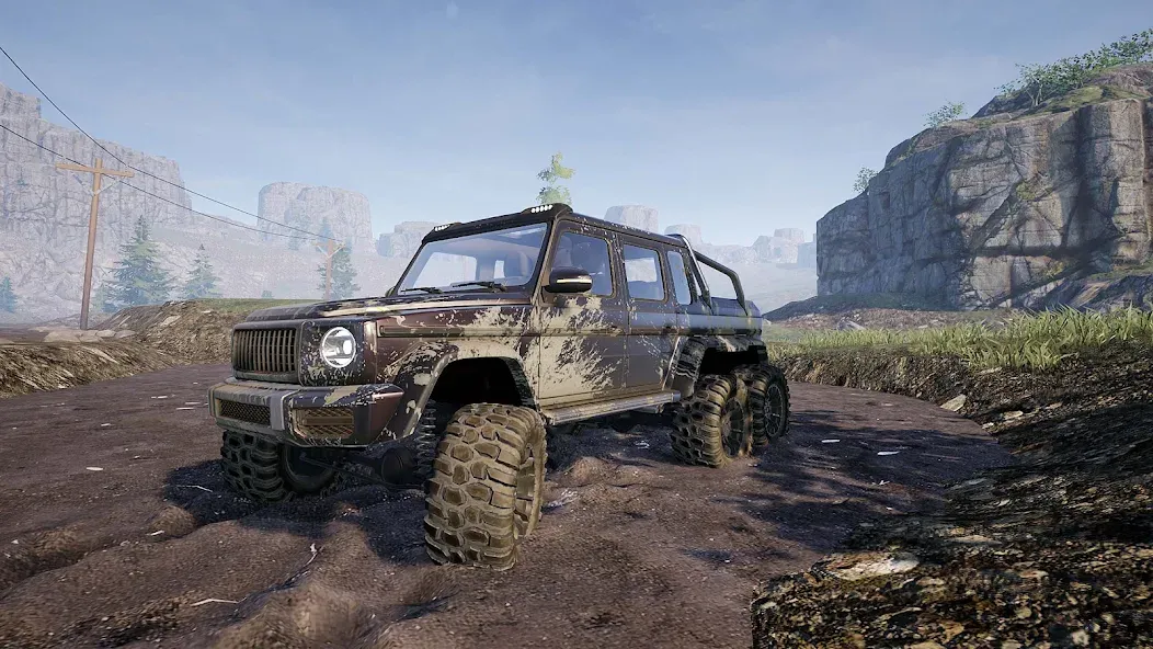 Скачать Off Road 4×4 Driving Simulator (Офф Роад) взлом на бесконечные деньги + мод меню screen 1