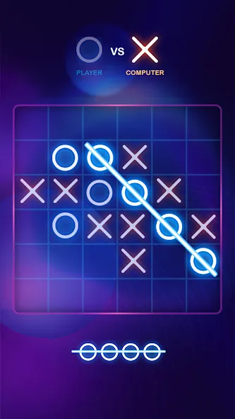 Скачать Tic Tac Toe 2 Player: XO Game (Тик Так Тоу 2 игрока) взлом на бесконечные деньги + мод меню screen 5