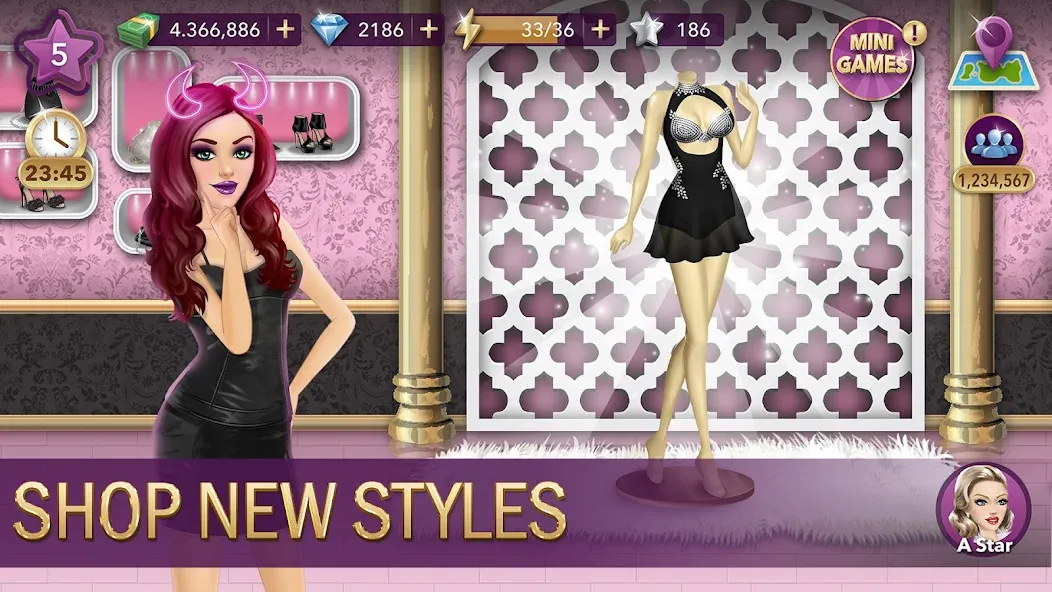 Скачать Hollywood Story®: Fashion Star (Холливуд Стори) взлом на бесконечные деньги + мод меню screen 5