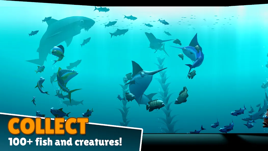 Скачать Creatures of the Deep: Fishing (Кричерс оф зе Дип) взлом на бесконечные деньги + мод меню screen 3