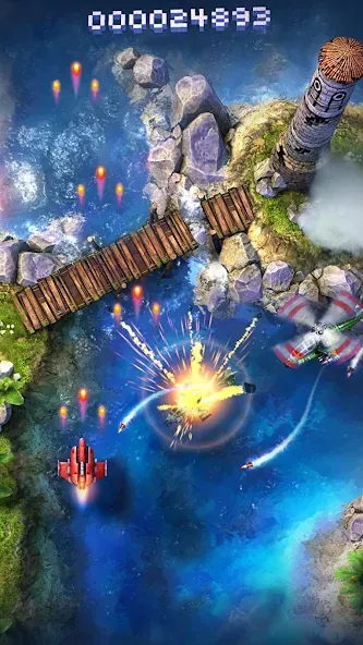 Скачать Sky Force 2014 (кай Форс 2014) взлом на бесконечные деньги + мод меню screen 1