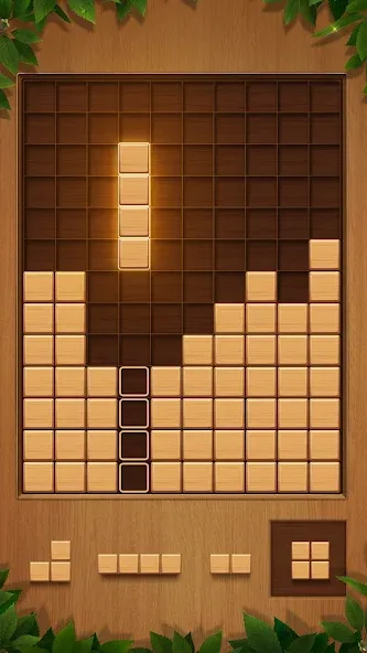 Скачать QBlock: Wood Block Puzzle Game (Вуд Блок Пазл) взлом на бесконечные деньги + мод меню screen 2