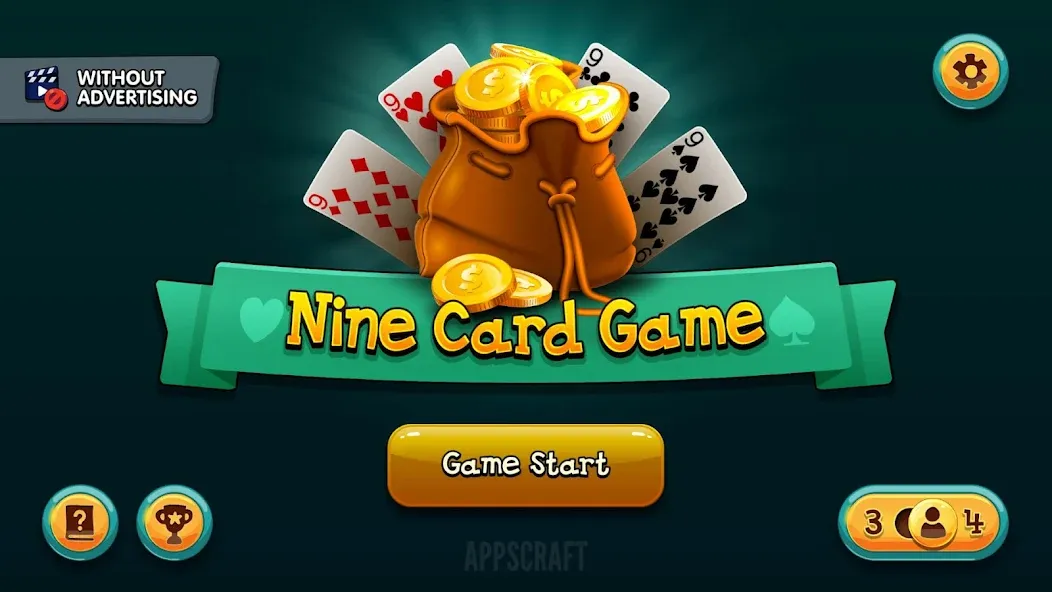 Скачать Nine Card Game online offline взлом на бесконечные деньги + мод меню screen 2