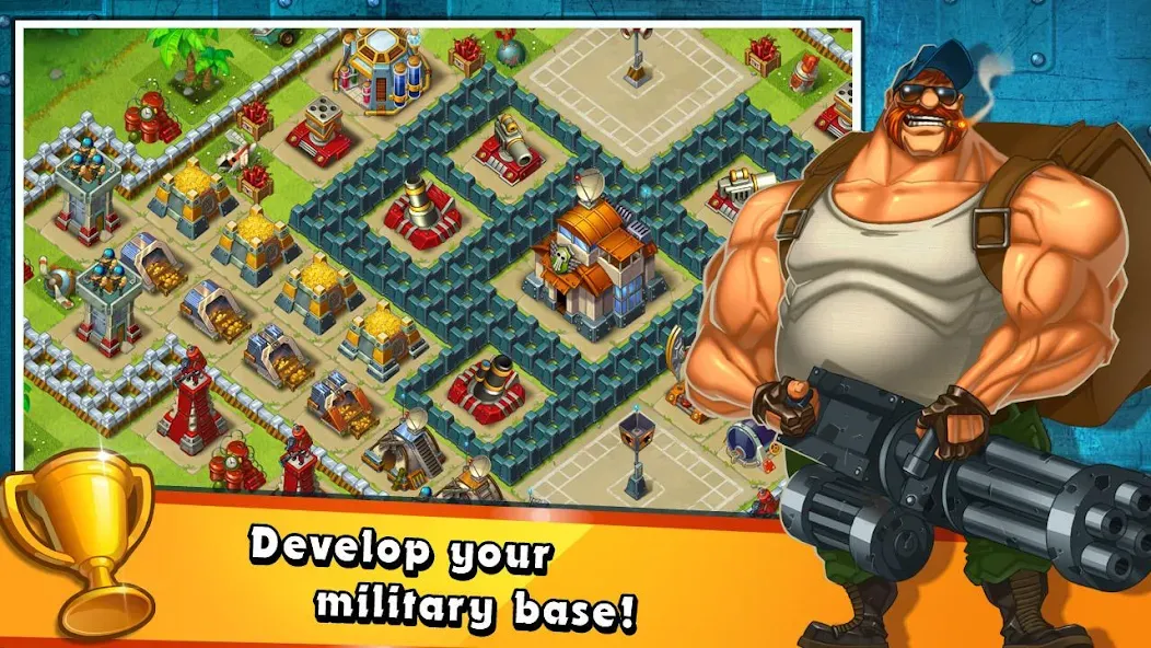 Скачать Jungle Heat: War of Clans (Джангл Хит) взлом на бесконечные деньги + мод меню screen 4