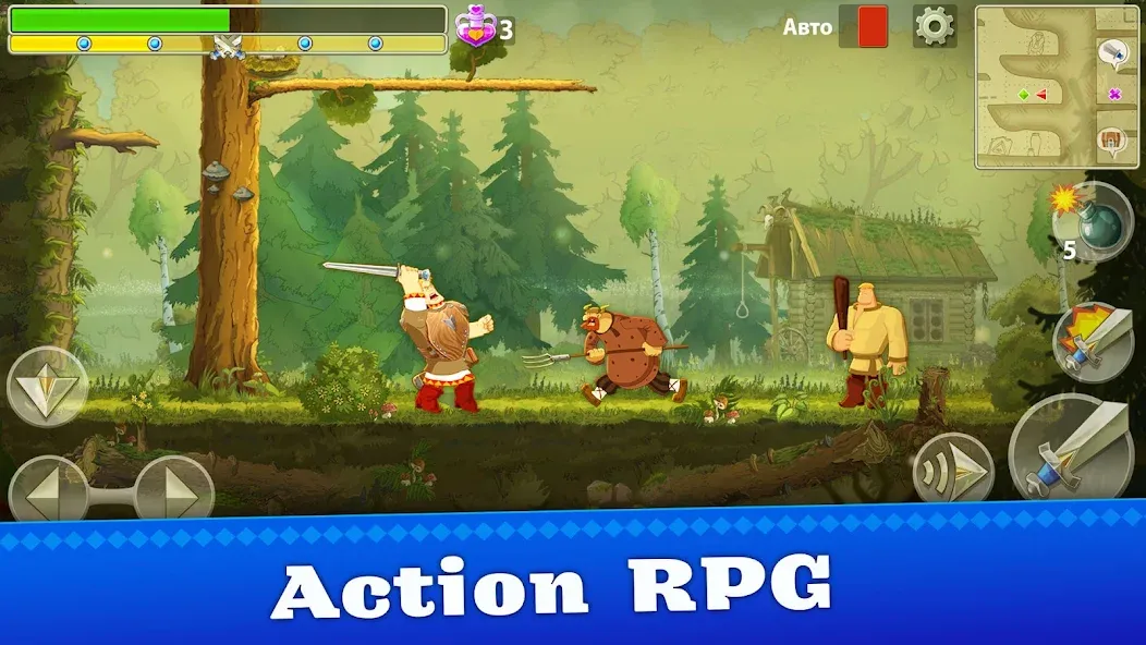 Скачать Heroes Adventure: Action RPG взлом на бесконечные деньги + мод меню screen 1