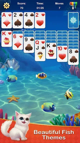 Скачать Solitaire Jigsaw Puzzle (Солитер Пазл) взлом на бесконечные деньги + мод меню screen 2