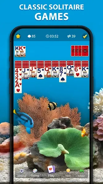 Скачать Spider Solitaire Classic взлом на бесконечные деньги + мод меню screen 5