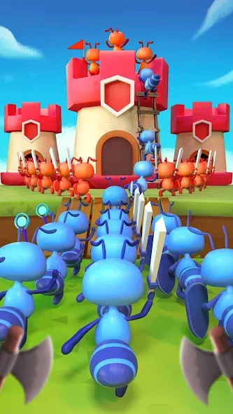 Скачать Ant Fight: Conquer the Tower взлом на бесконечные деньги + мод меню screen 1