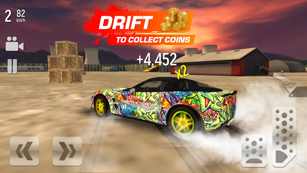 Скачать Drift Max — Car Racing (Дрифт Макс) взлом на бесконечные деньги + мод меню screen 1