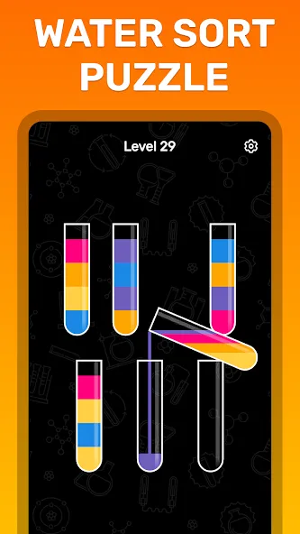 Скачать Water Sort Puzzle Color Game взлом на бесконечные деньги + мод меню screen 3
