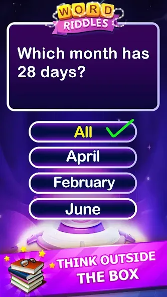 Скачать Word Riddles — Offline Word Ga (Уорд Риддлс) взлом на бесконечные деньги + мод меню screen 4