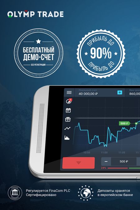 Скачать OlympTrade на Андроид — Русская версия screen 1