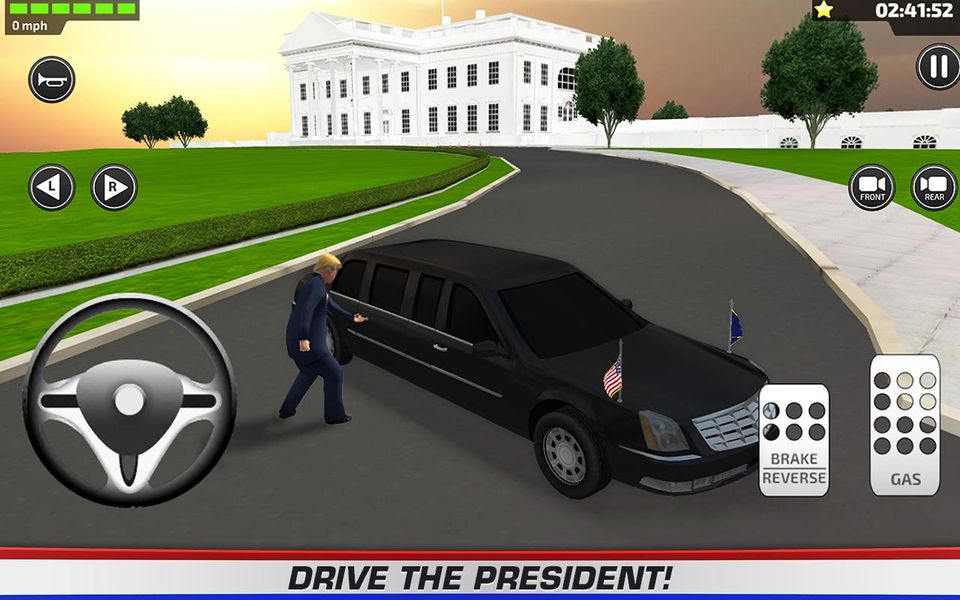 Скачать Driving President Trump 3D на Андроид screen 4