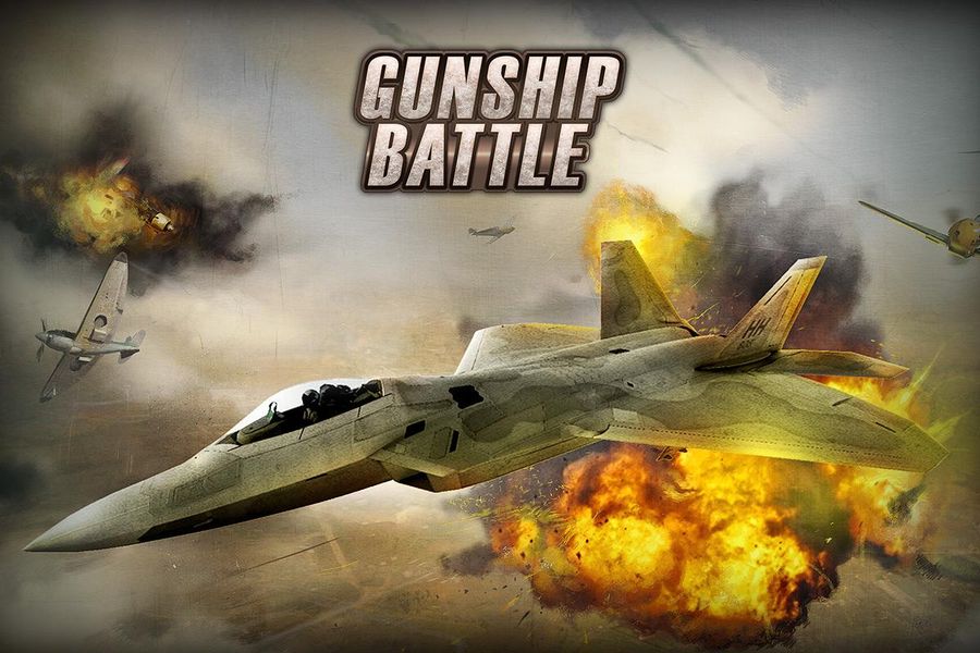 Скачать GUNSHIP BATTLE: Helicopter 3D на Андроид — Мод свободные покупки screen 1