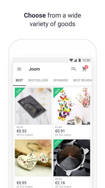 Скачать Joom – покупай хоть каждый день на Андроид screen 1