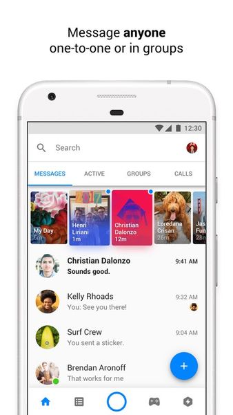 Скачать Messenger на Андроид — Русская версия screen 2