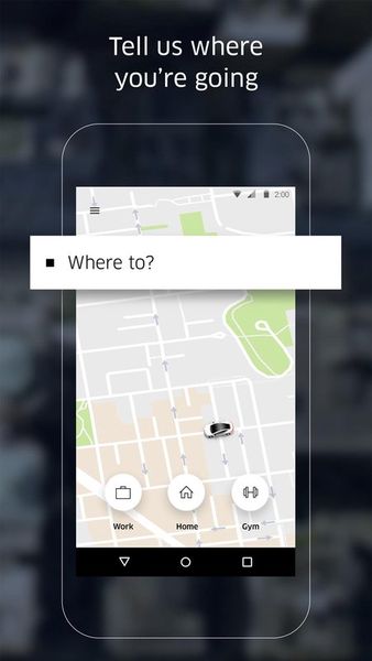 Скачать Uber на Андроид screen 1