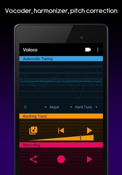 Скачать Voloco: Auto Tune + Harmony на Андроид — Полная версия screen 1