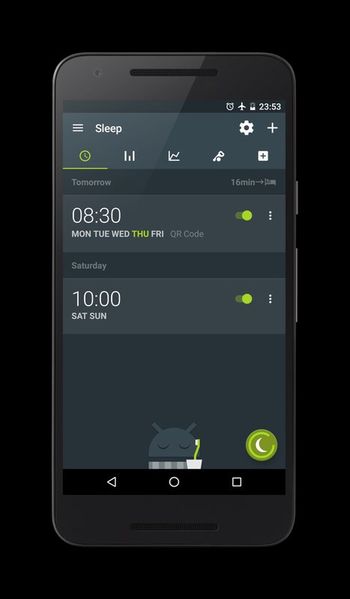 Скачать Sleep as Android на Андроид screen 1