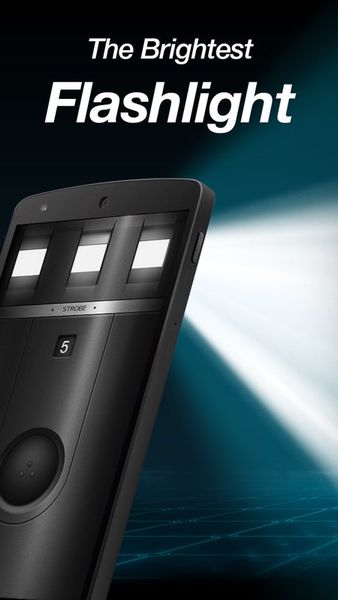 Скачать Сверхъяркий фонарик-Flashlight на Андроид screen 1