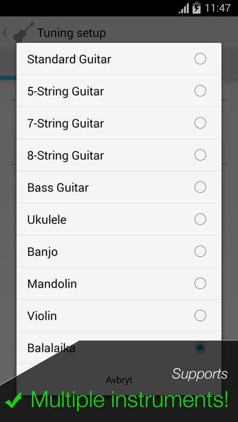 Скачать Гитарный тюнер – Pro Guitar на Андроид screen 1