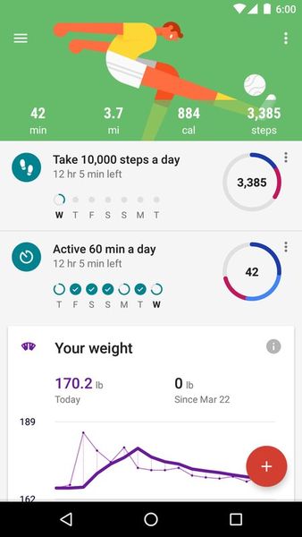 Скачать Google Fit – фитнес-трекер на Андроид screen 3