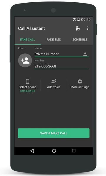 Скачать Fake Call на Андроид screen 3