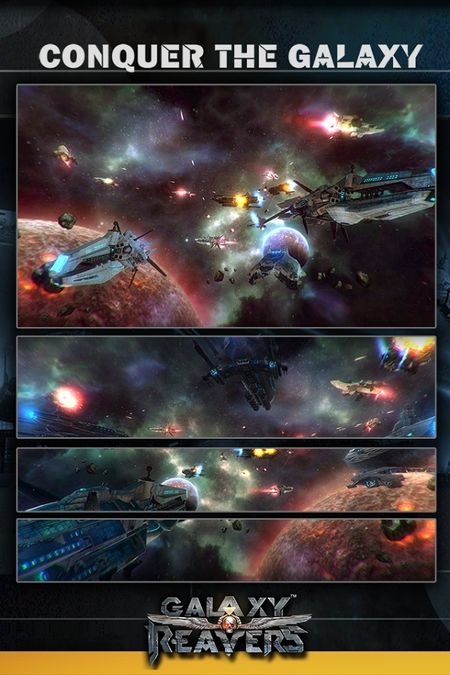 Скачать Galaxy Reavers — Space RTS на Андроид — Мод много денег screen 1