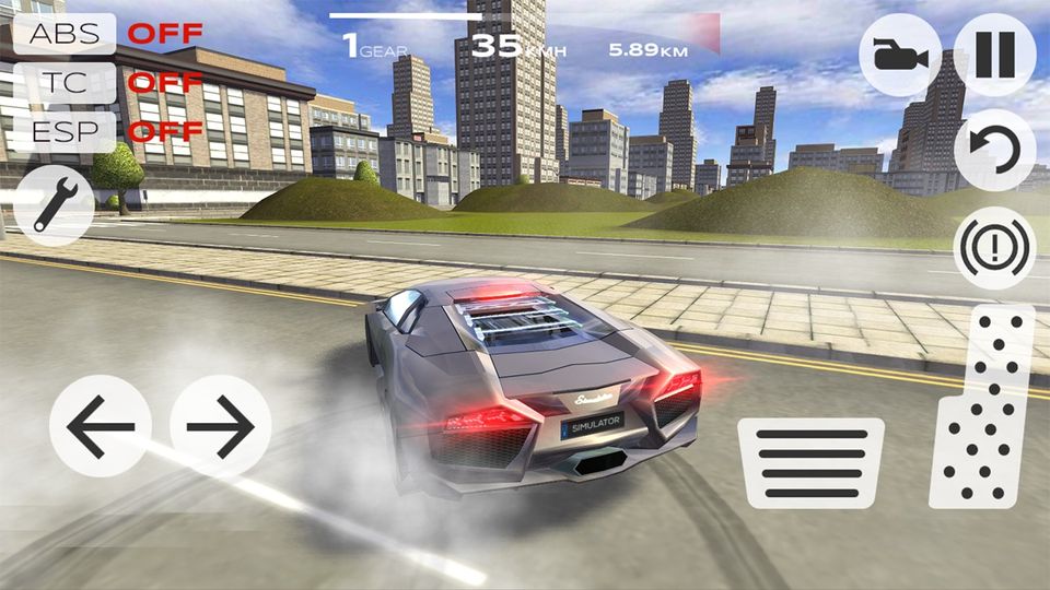 Скачать Extreme Car Driving Simulator на Андроид — Мод много денег screen 1