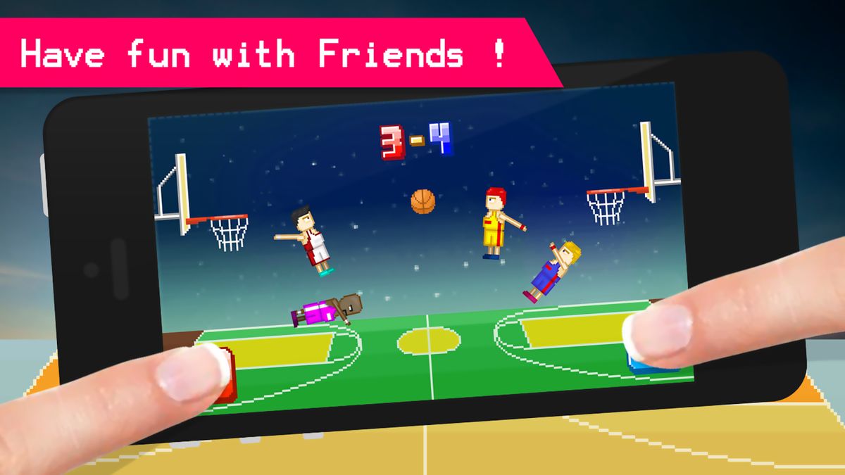 Скачать Funny Basketball — 2 Player Games на Андроид screen 2