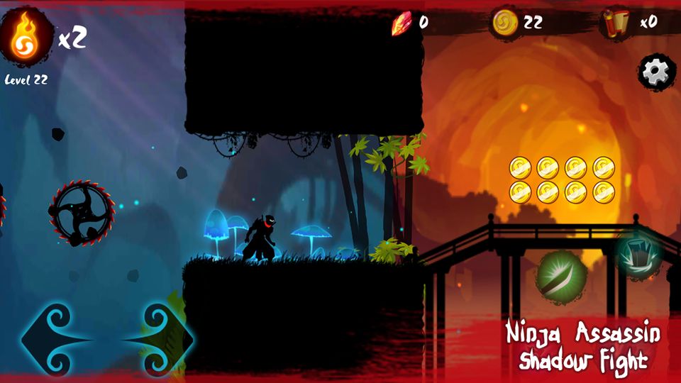 Скачать Ninja Assassin: Shadow Fight на Андроид — Мод много монет screen 1